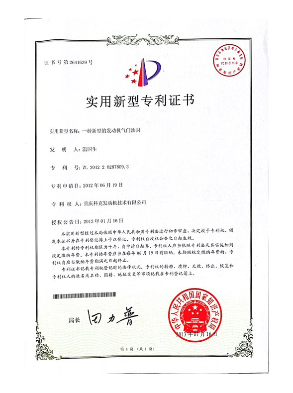 CN201220287809.3一種新型的發(fā)動機(jī)氣門油封 